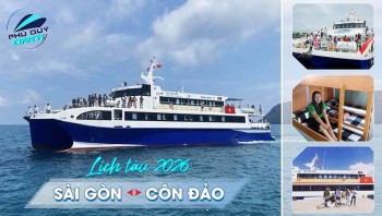 Lịch Tàu Phú Quý Express Sài Gòn - Côn Đảo 2026