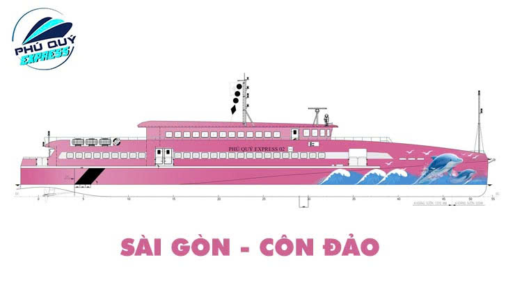 Tàu Hồng Phú Quý Express Sài Gòn đi Côn Đảo